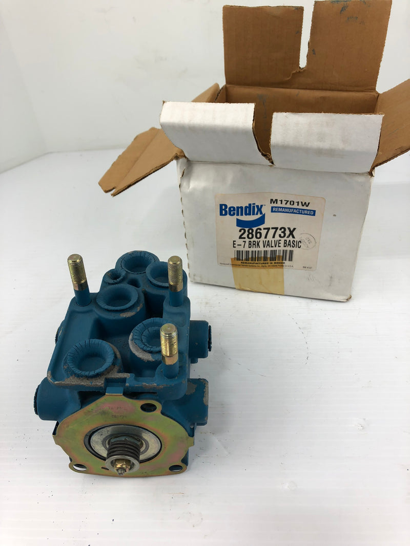 Bendix 286773X Brake Valve Basic E-7 M1701W (Remanufactured)