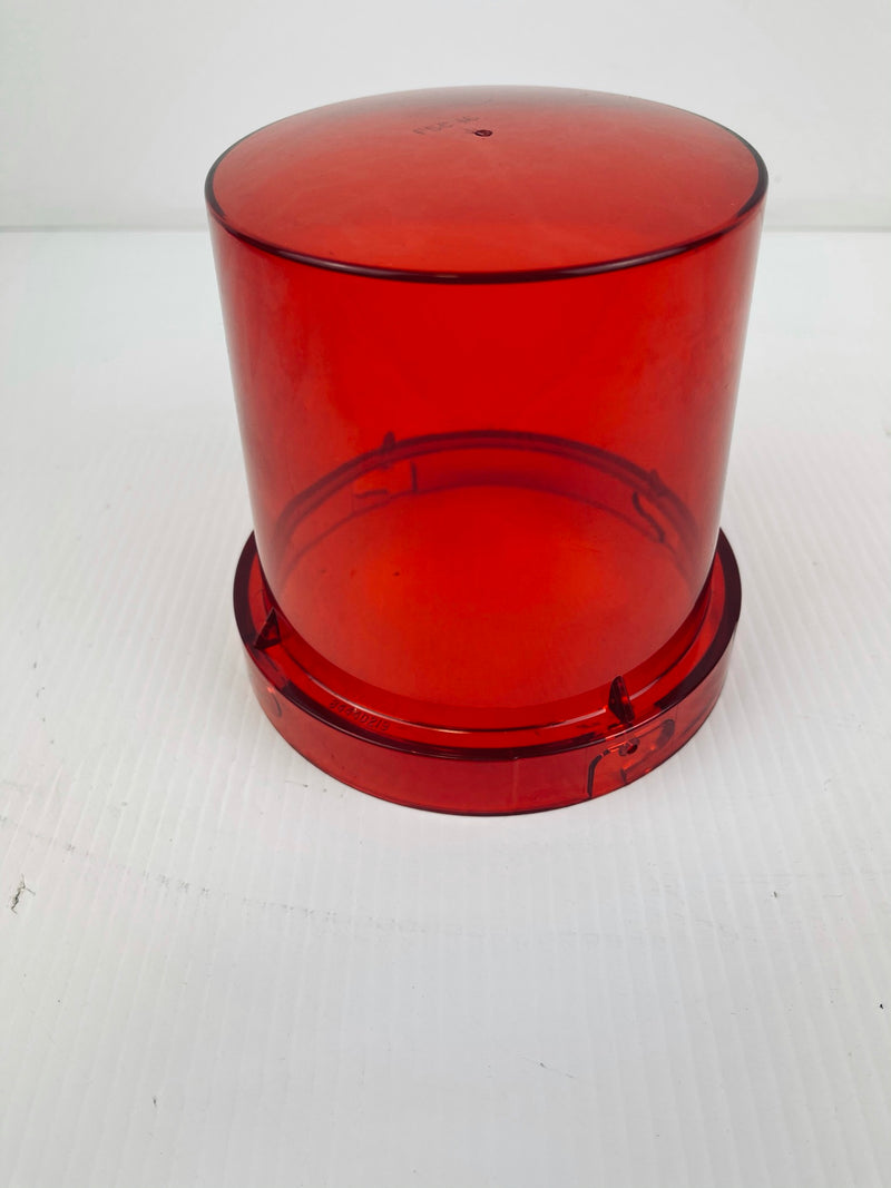 Red Beacon FSC 16 Lens Light Cover Twist Lock 4-3/8" ID x 5-1/2" OD x 5" Tall