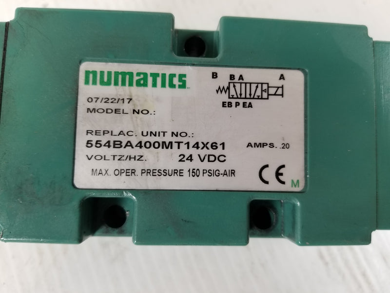 Numatics 554BA400MT14X61 Pneumatic Solenoid Valve