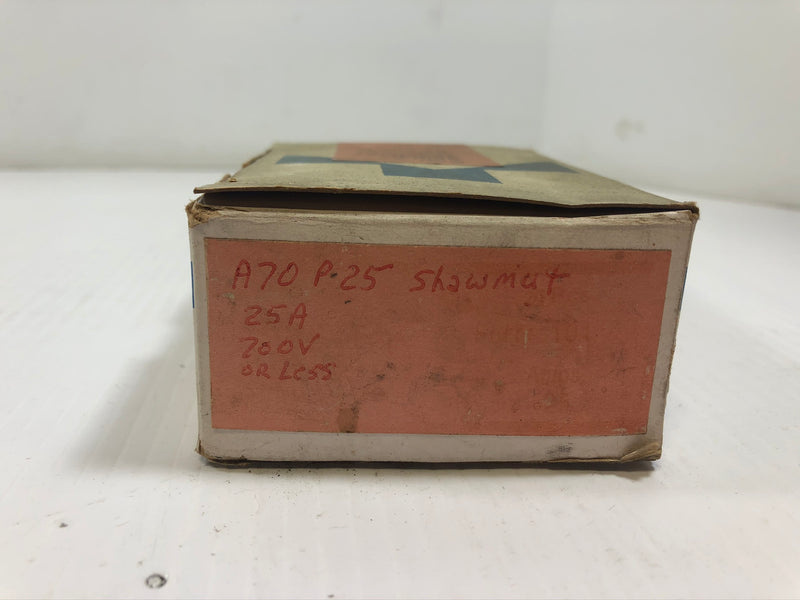 Gould Shawmut Amp-trol A70P25 Fuse Type 4 25A 700V - Box of 20