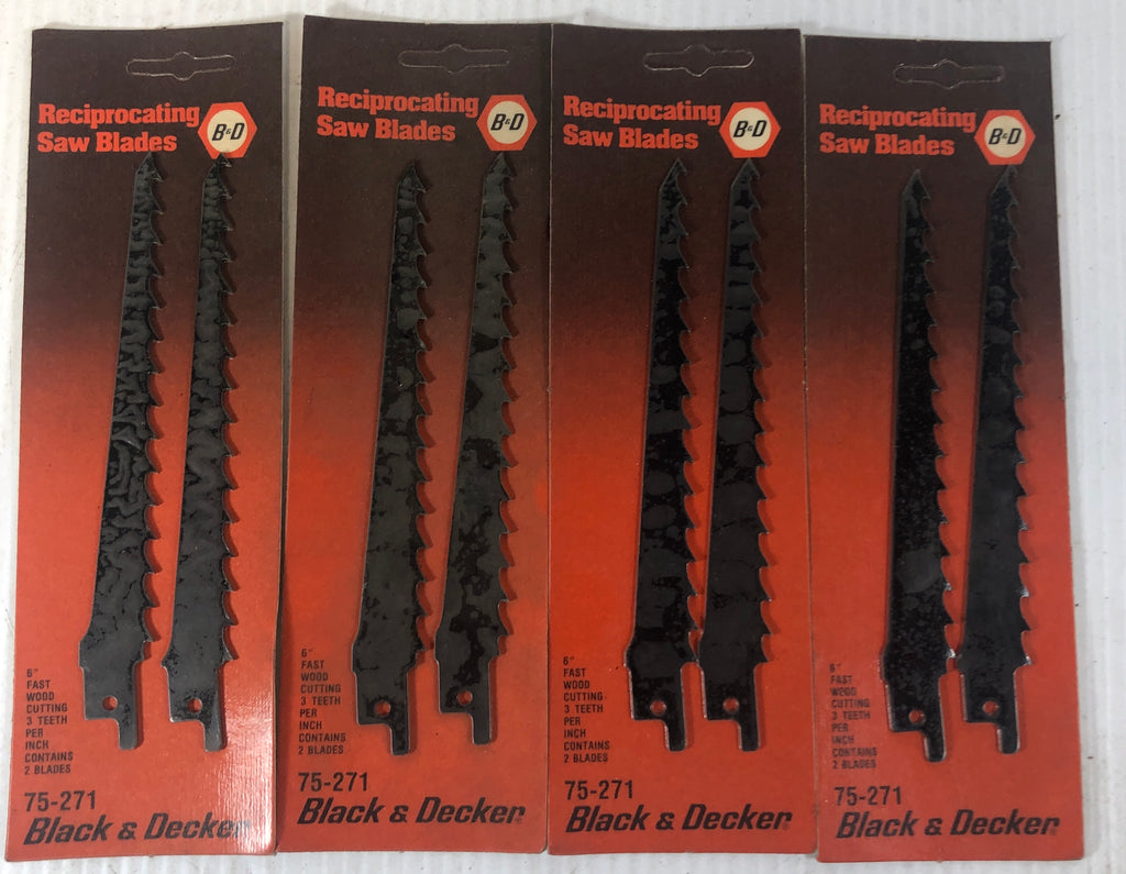 Black & Decker Reciprocating Saw Blade Set 75-200