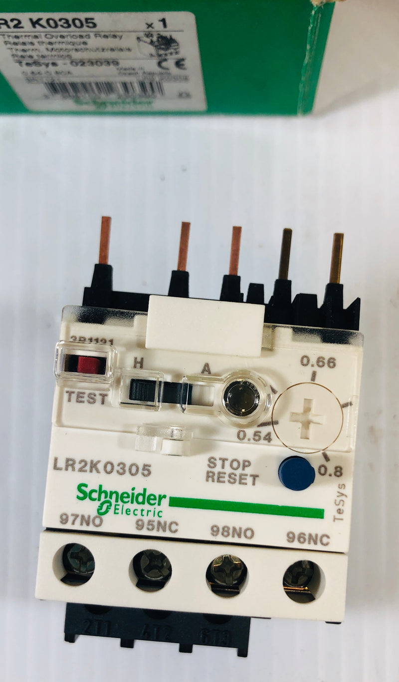 Schneider Electric Thermal Overload Relay LR2 K0305