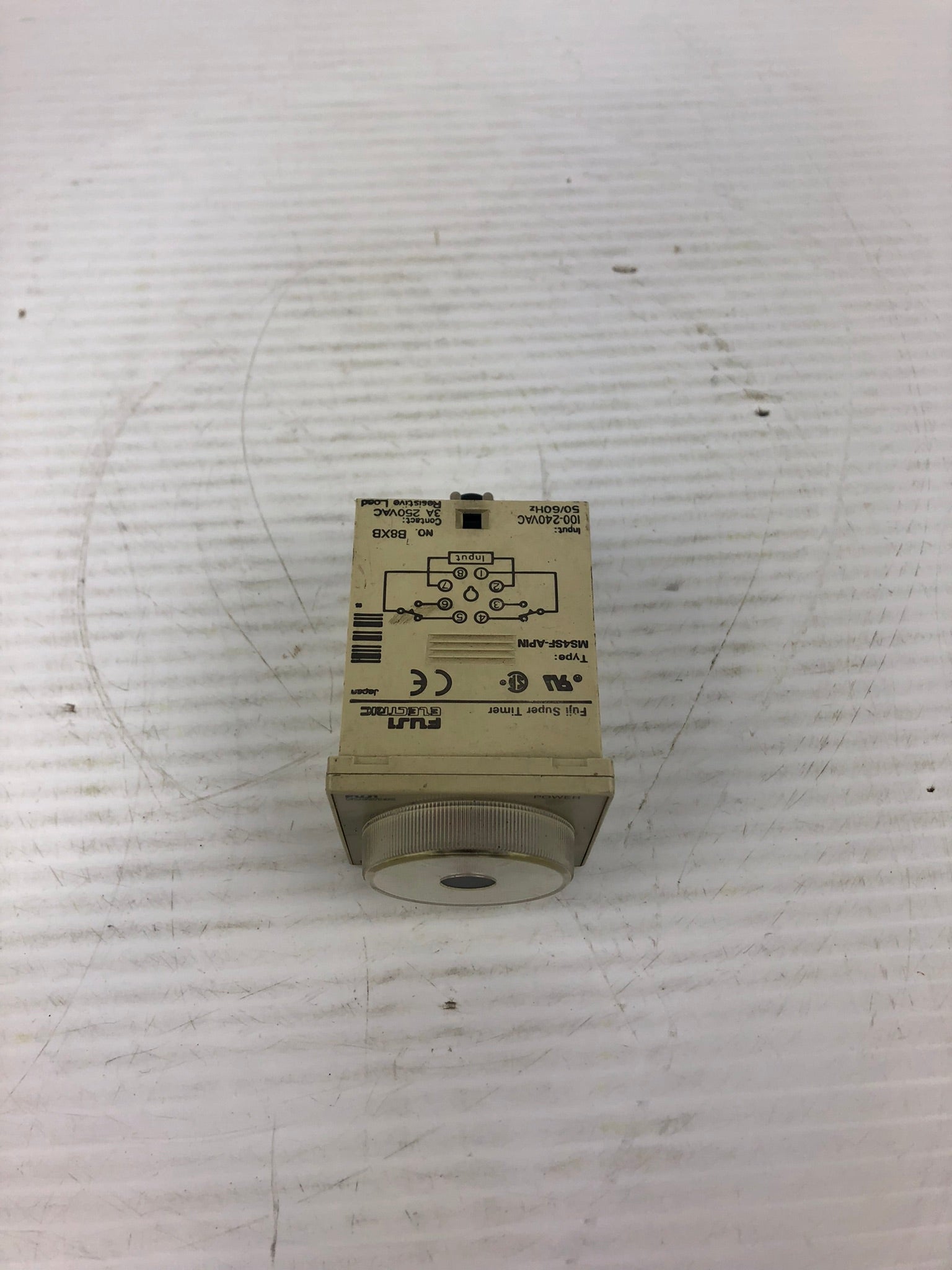 Fuji Electric MS4SF-APIN Super Timer 0-1.2 MIN 100-240 VAC 50/60 Hz