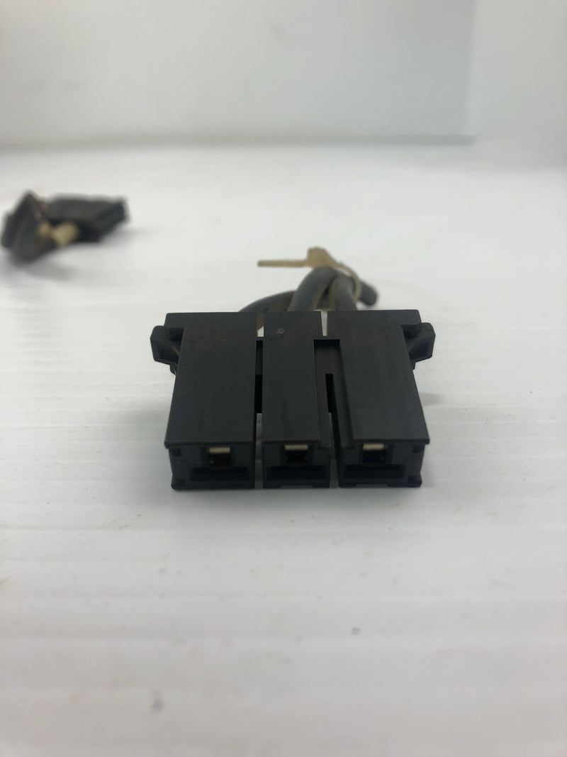 AMP D-5 Fanuc Power Cable Drive Plug Connector - Lot of 2