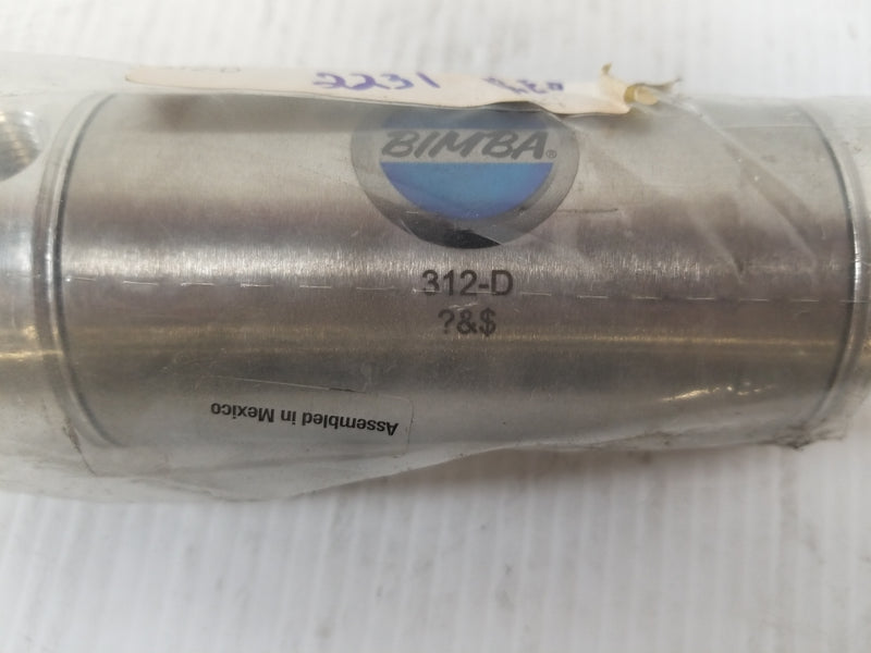 Bimba 312-D Pneumatic Cylinder