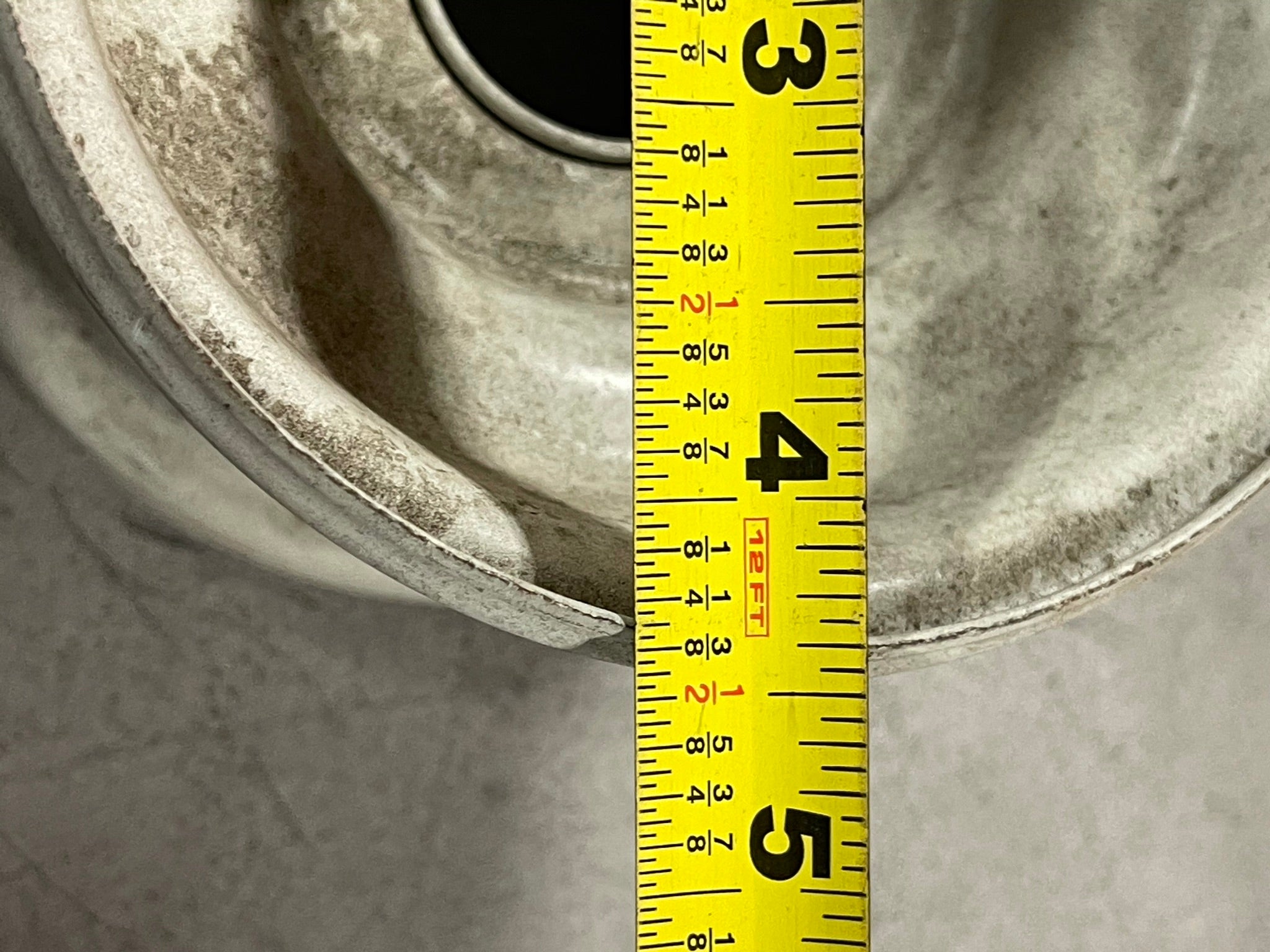 Steel Wheel 3-1/2' Tall 4-1/2" Wheel