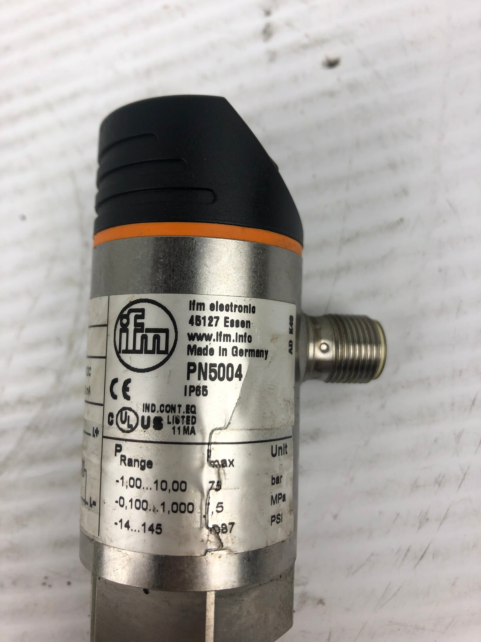 IFM PN5004 Electric Pressure Sensor