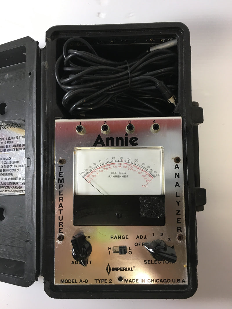 Annie Temperature Analyzer Model A-8 Type 2