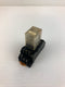 Omron MY4N Square Relay with Socket Base 24 VDC 25X1EW2