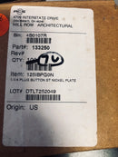 1-1/4" Steel Nickel Plate Hole Plug Button 125IBPG0N 133250 Box of 76