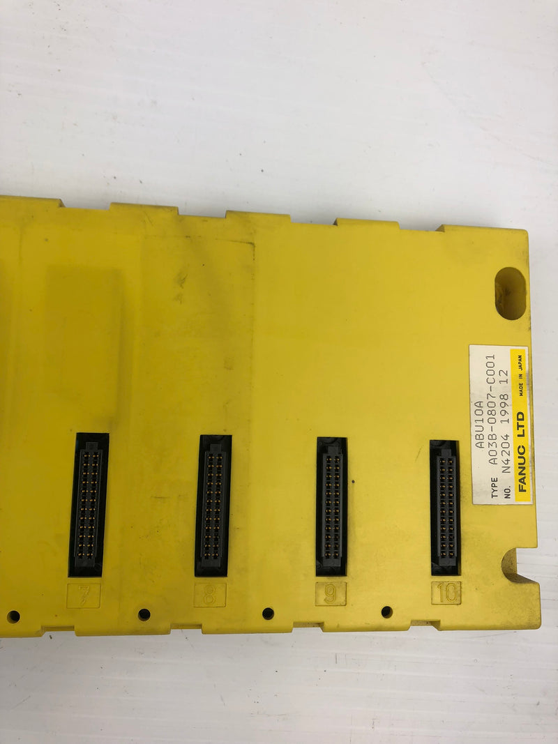 Fanuc A03B-0807-C001 10 Slot Module Base Plate