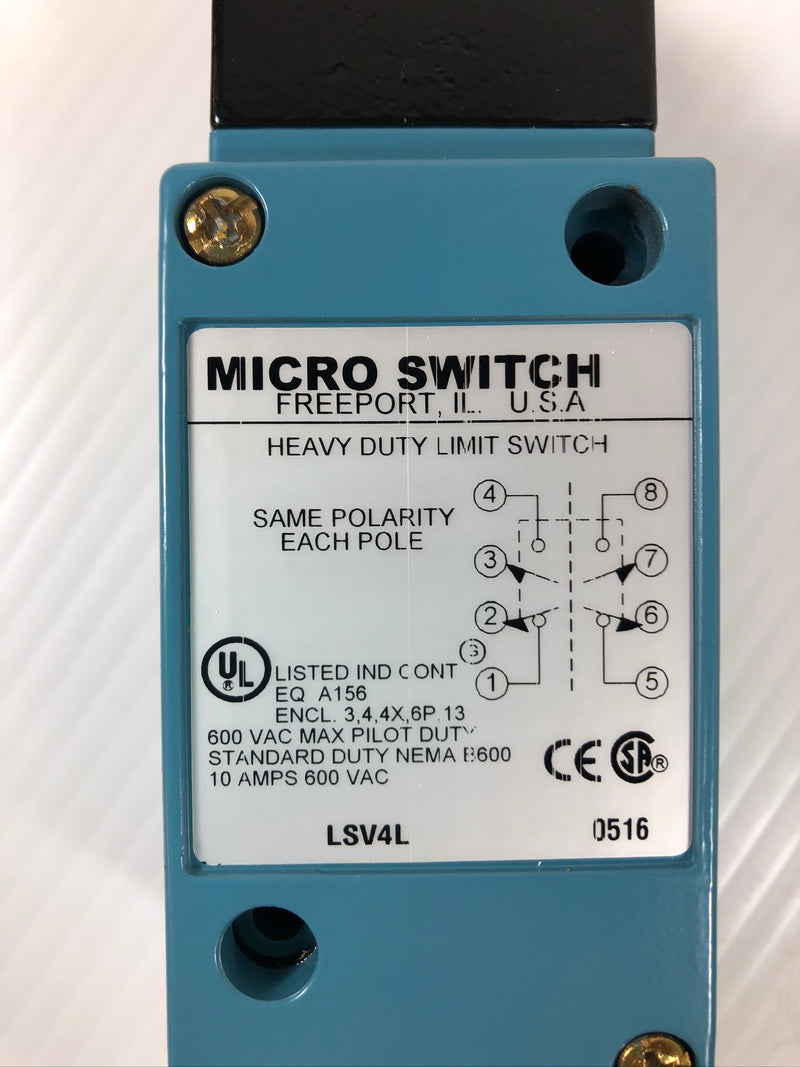 Honeywell Micro Switch LSV4L Heavy Duty Limit Switch