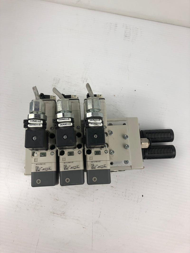 SMC VQ7-6-FHG-D-3Z Solenoid Valve Assembly