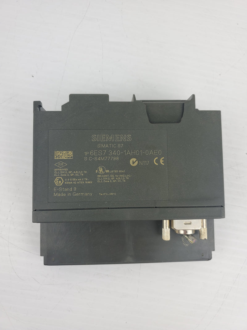 Siemens 6ES7-340-1AH01-0AE0 Communication Module C-S4M77798