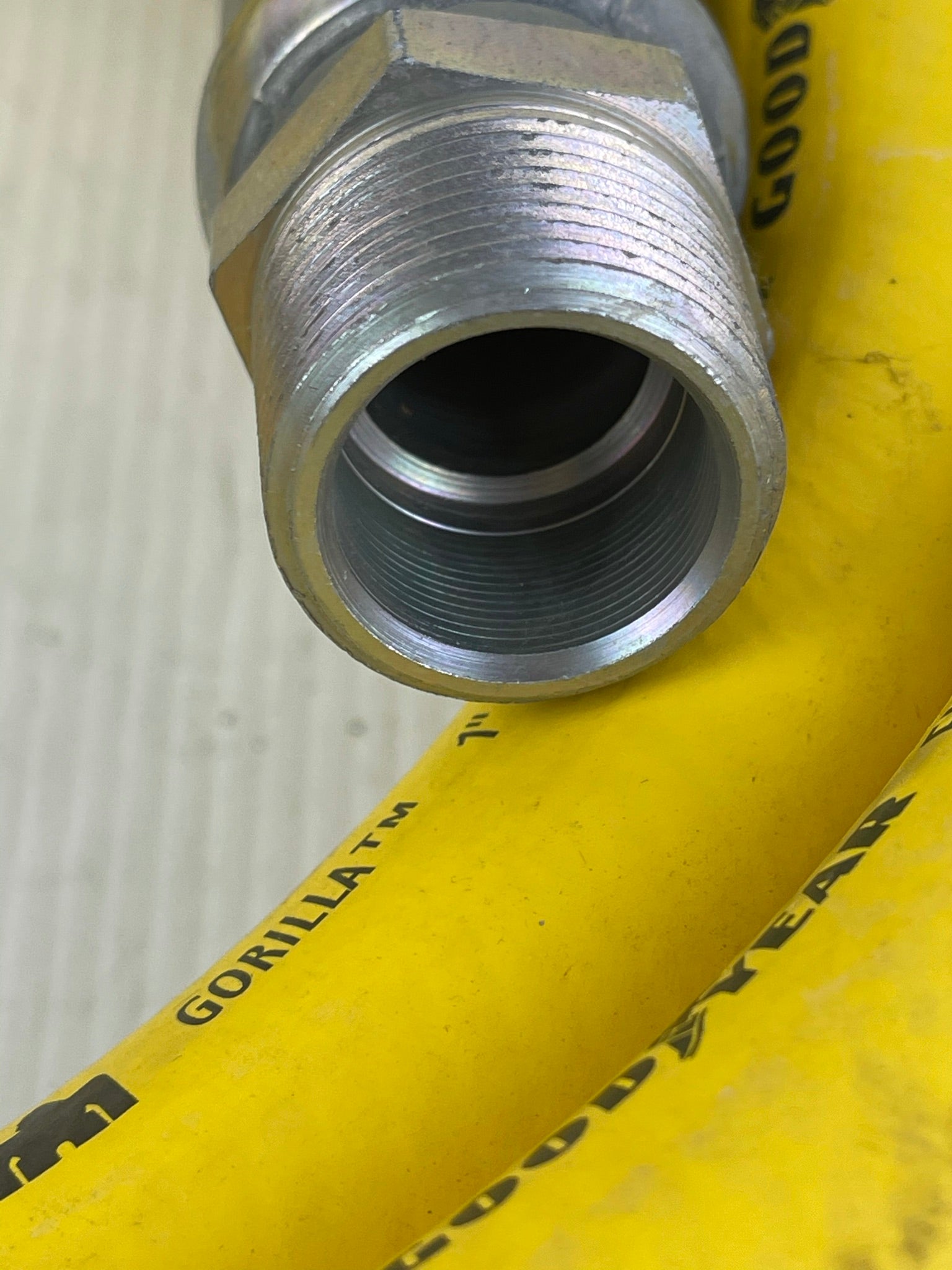Goodyear Hose USMSHA No. 2G-IC-14C/39 Flame Resistant with Fitting M16-16 25'