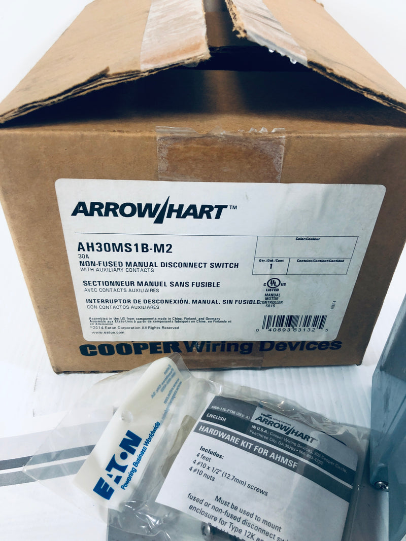 Arrow Hart Non-Fused Manual Disconnect Switch AH30MS1B-M2