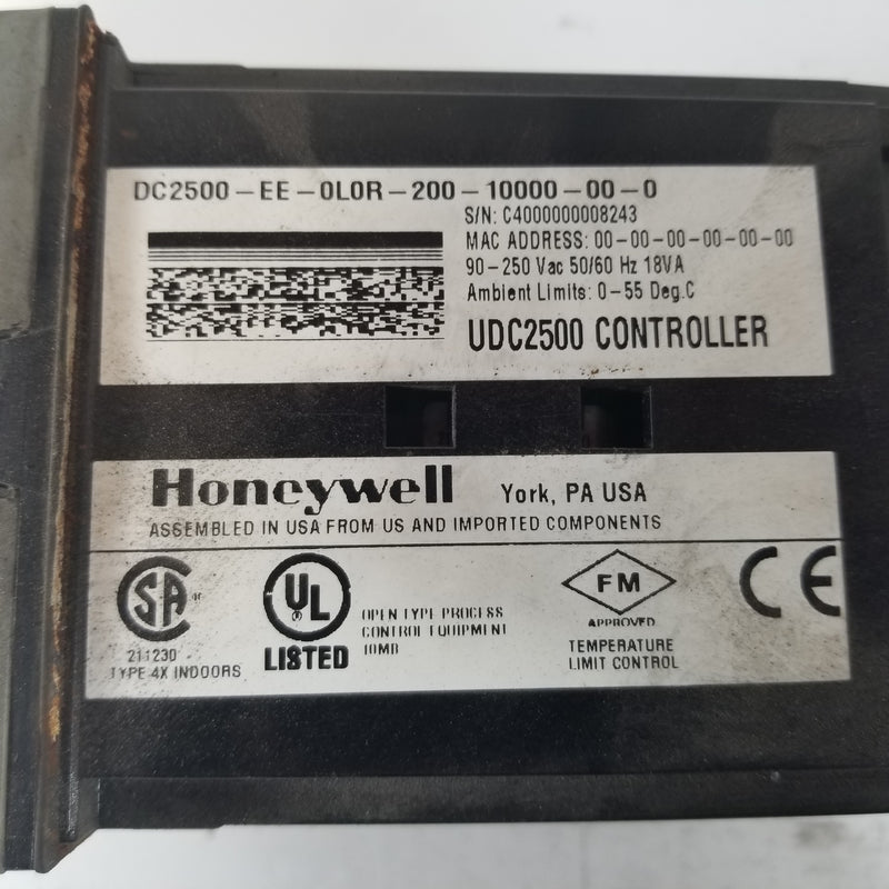 Honeywell DC2500-EE-0L0R-200-10000-00-0 Temperature Controller