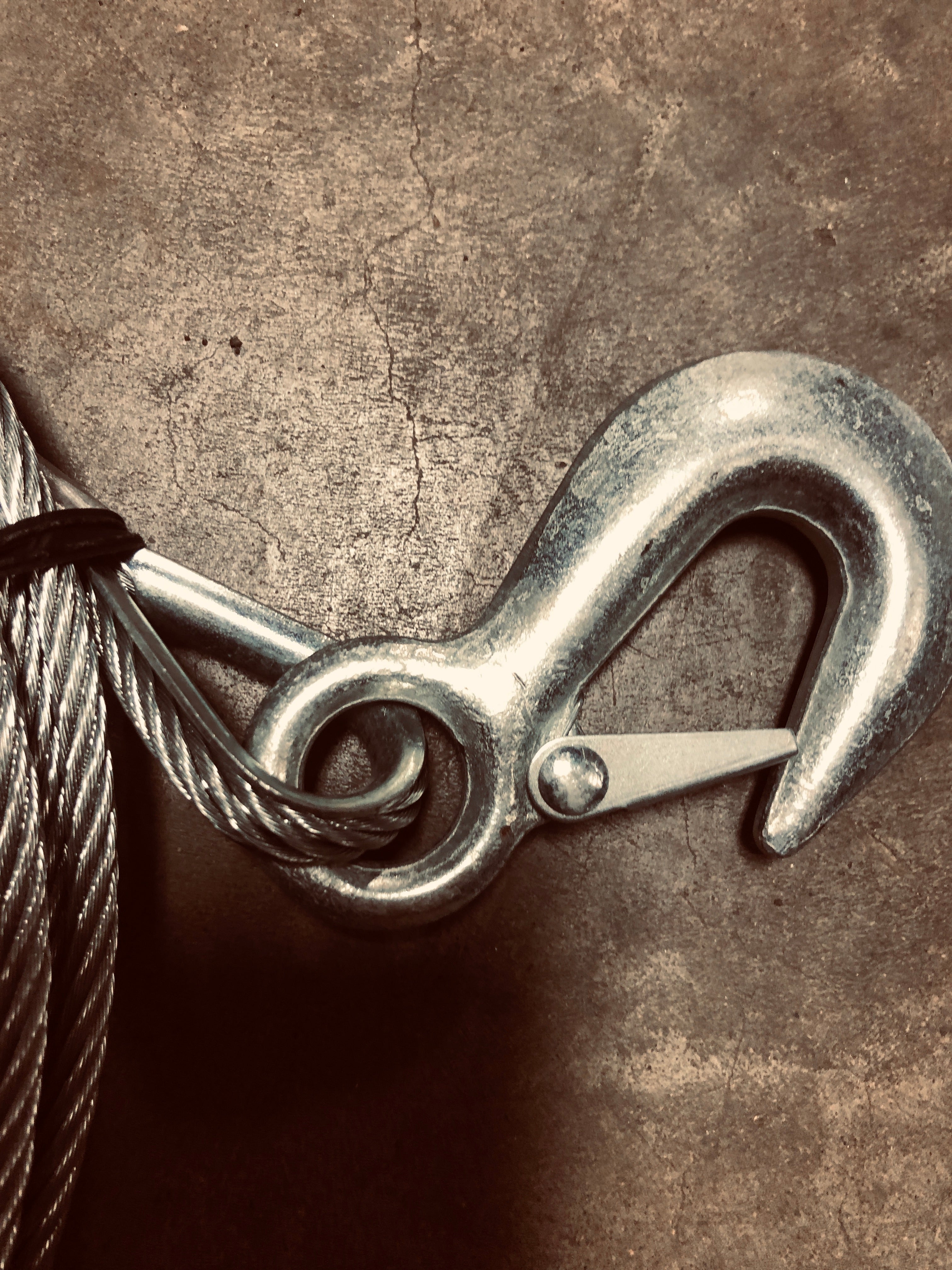 Boat Trailer Winch Cable 7/32 with Hook 25' Long Steel