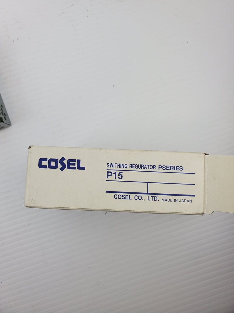 Cosel P15-24 Power Supply 24V 0.7A AC85-254V 0.3A 47-440Hz 5060828He