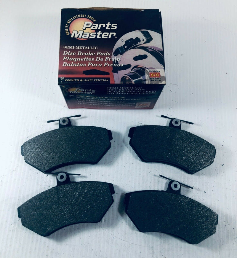 Parts Master Semi-Metallic Disc Brake Pads MD704 PD696