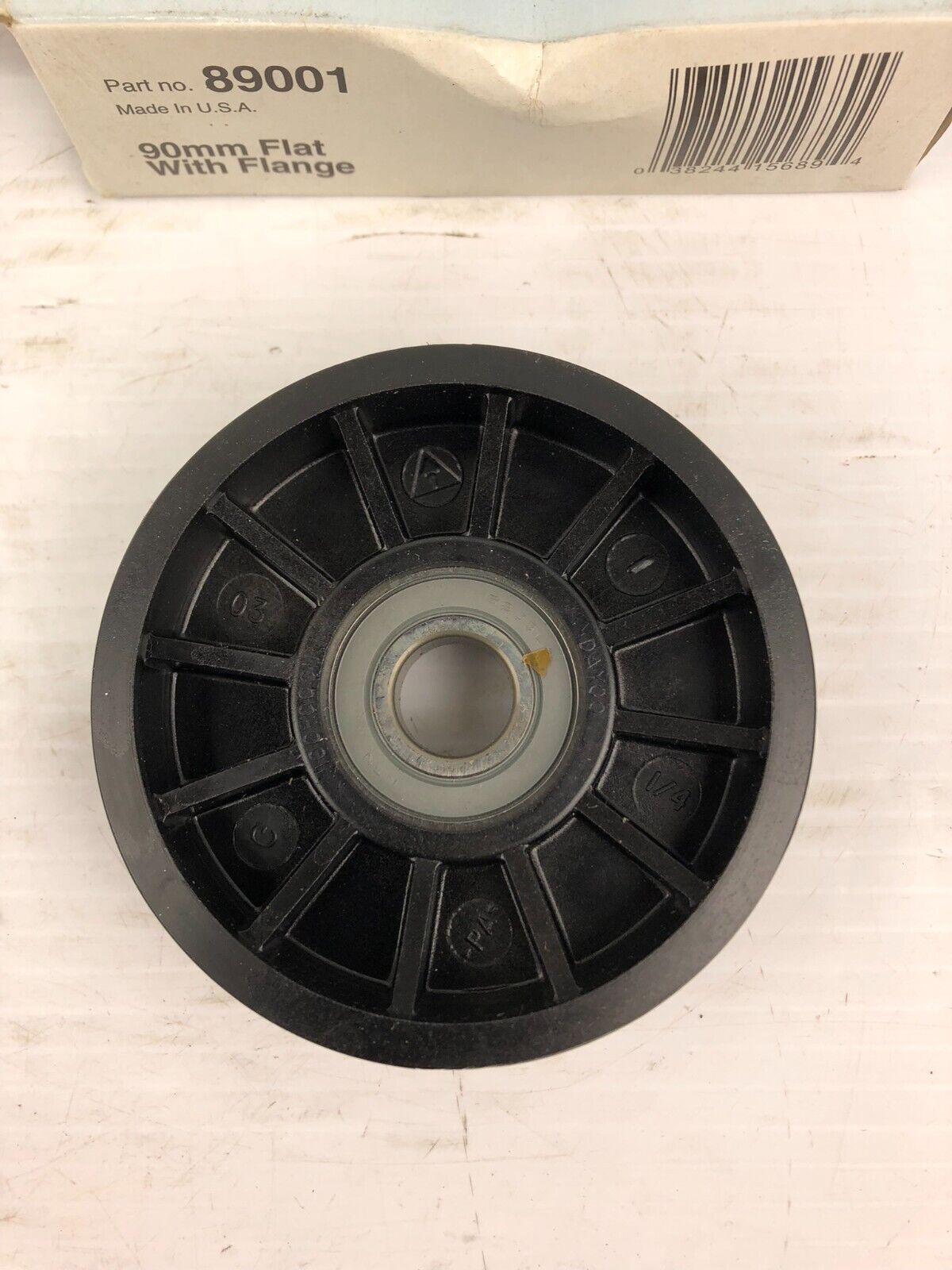 Dayco 89001 No Clack Idler/Tensioner Pulley 90mm Flat with Flange