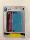 Onn 3 Pack Silicone Cases for iPod Touch 5 & 6 Gray Light Blue Pink