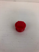 Caplugs P-68-H 3/4" Threaded Square Red Pipe Plug