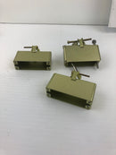 Winchester Electronics MRE 50 H8 Connector Hoods (Lot of 3)