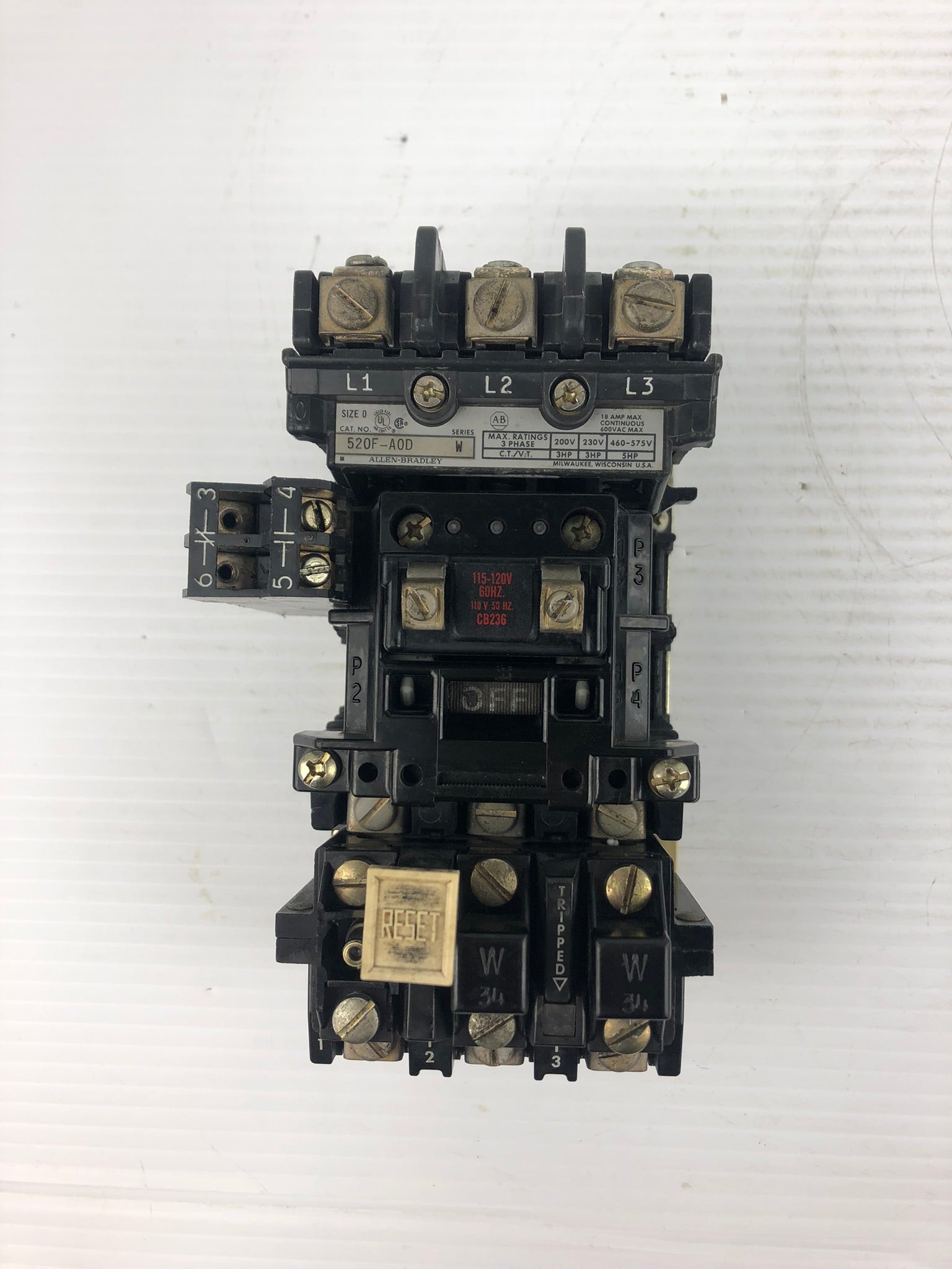 Allen-Bradley 520F-A0D Series W Size 0 3 PH