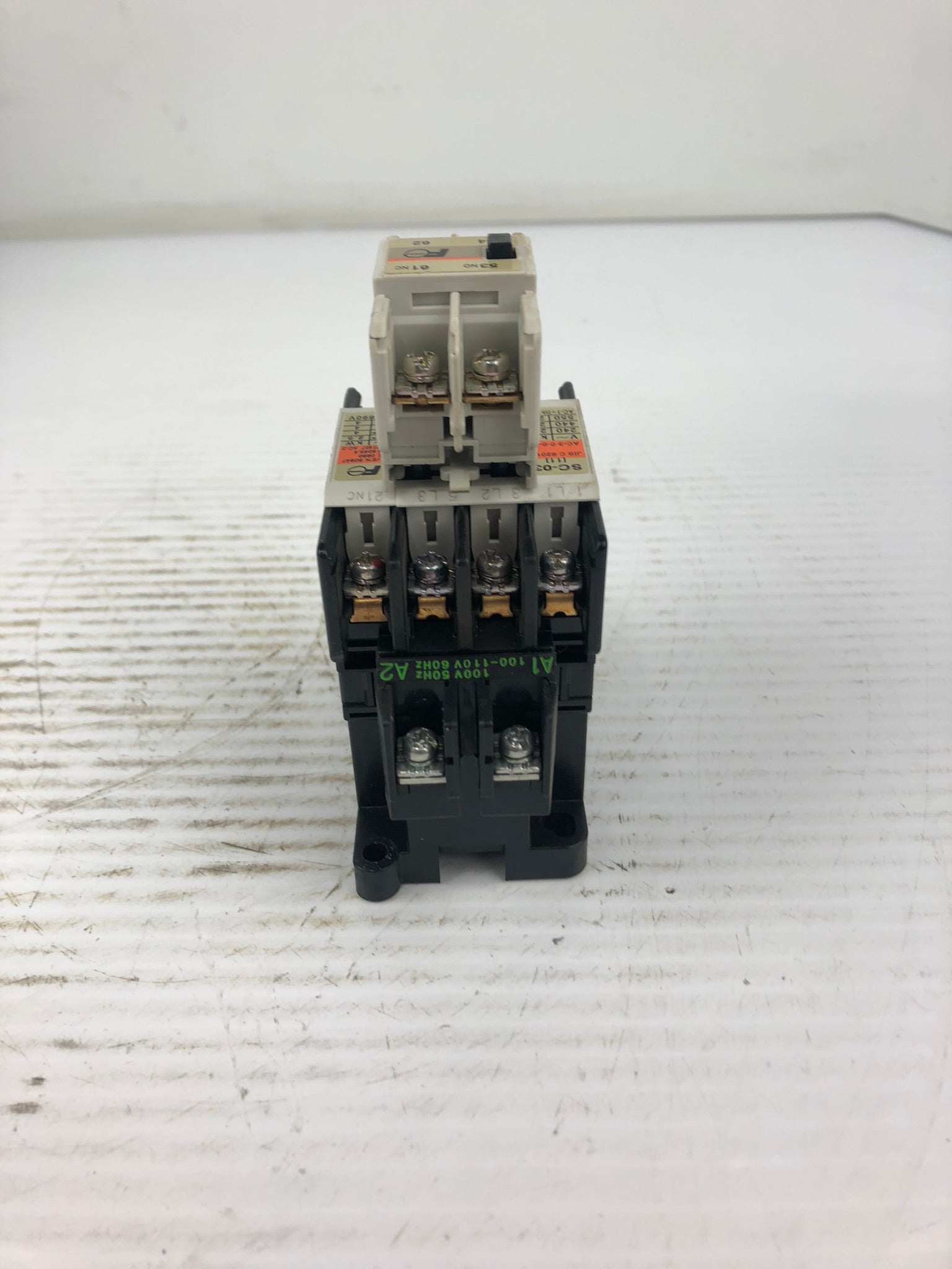 Fuji Electric 4NC0A0#01 Relay SC-03 with SZ-A11 Auxiliary Contact