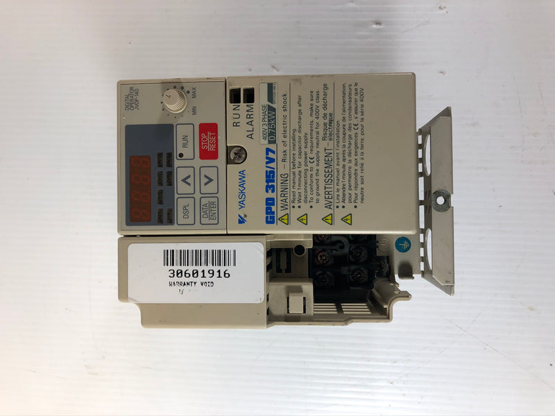 Yaskawa CIMR-V7AM40P7 GPD 315/V7 400V 3PH 0.75kW Drive