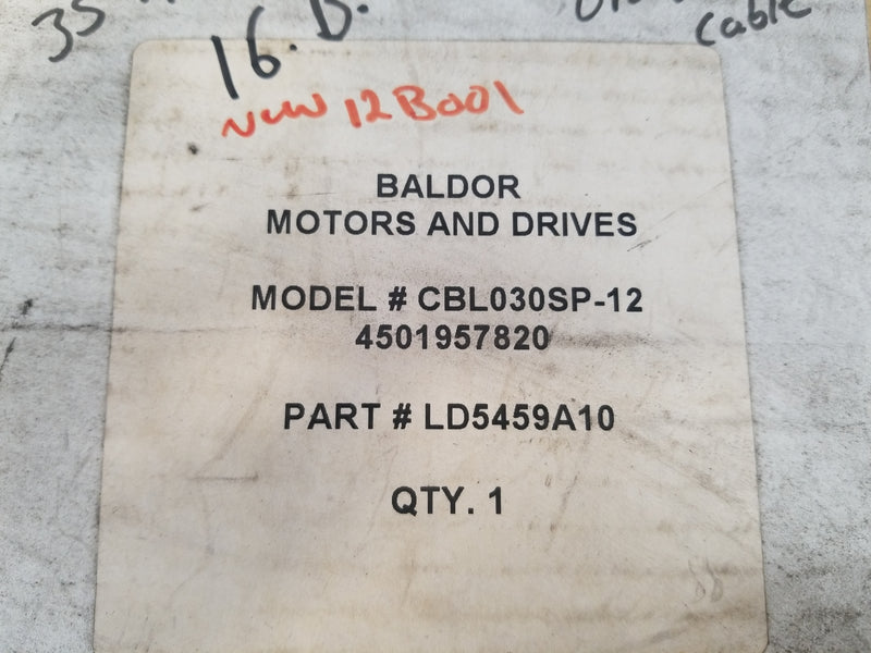 Baldor CBL030SP-12 Motor Connecting Cable