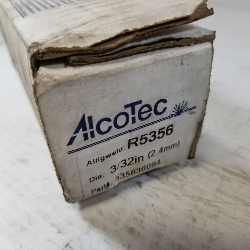 AlcoTech R5356 Aluminum Welding Rod 3/32 and 1/8" (Lot of 4 Boxes)
