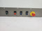 Emergency Stop Panel With Buttons and Indicator Lights