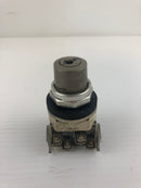 Allen Bradley 800T-H33A Series T Selector Switch - Broken Key - Parts Only