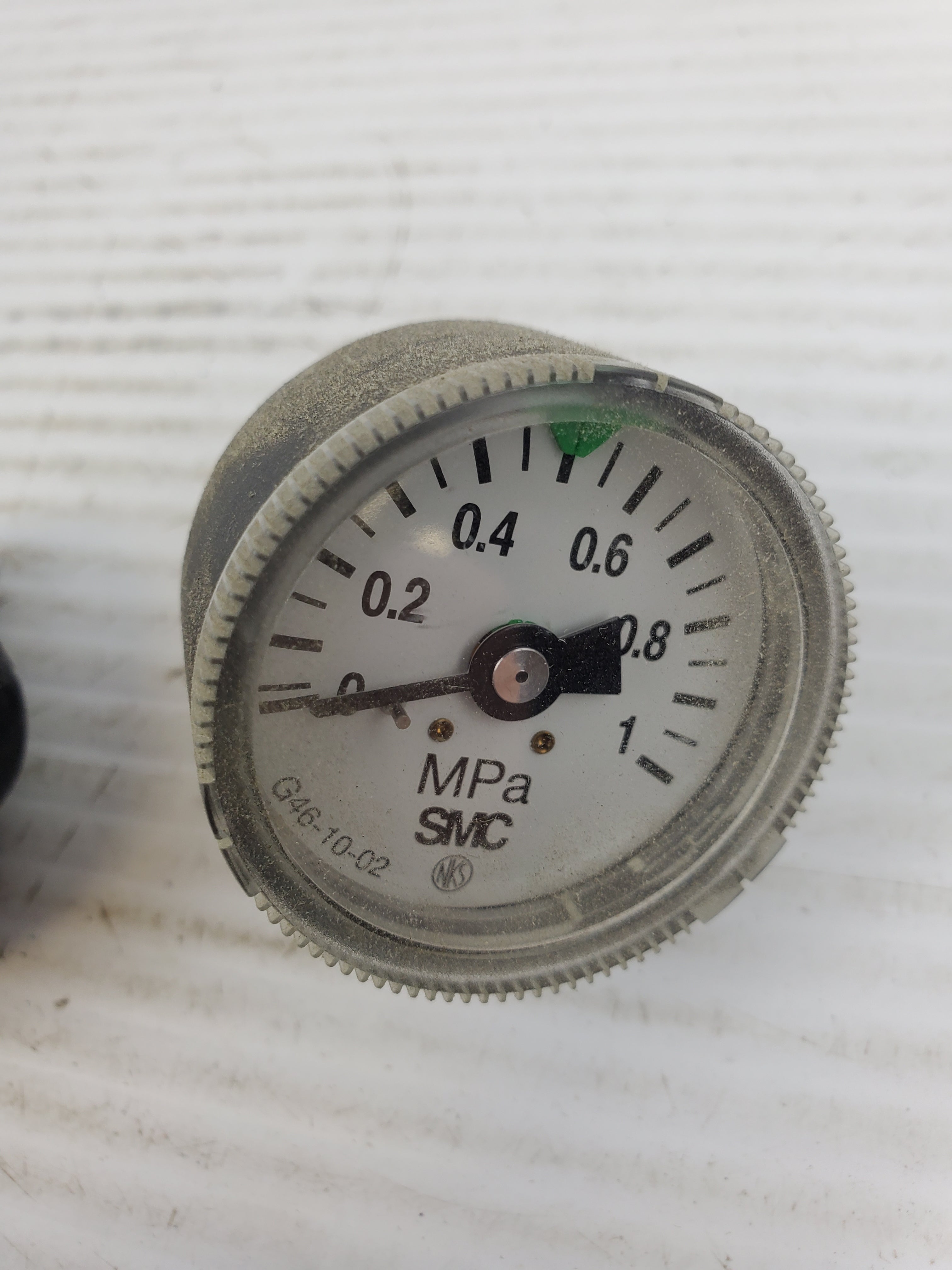 SMC G46-10-02 & G46-2-02 Pressure Gauge (Lot of 2)