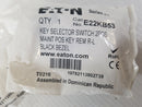 Eaton E22KB53 Keyed Selector Switch (Lot of 4)