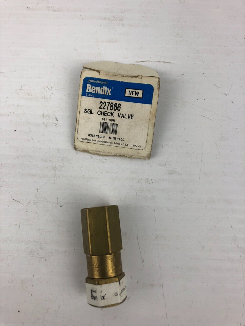 Bendix 227866 SGL Check Valve