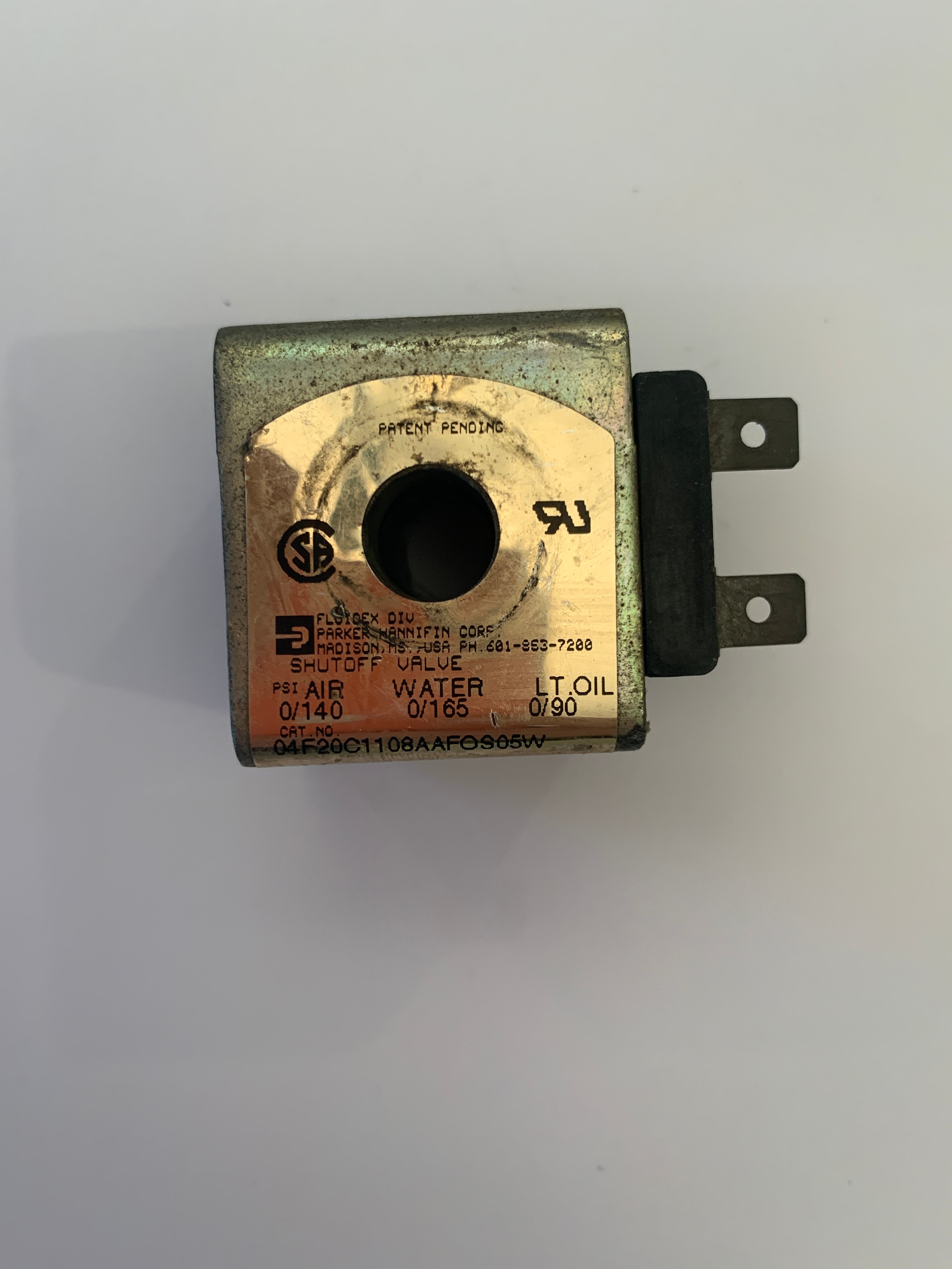 Parker Shut-off Valve 04F20C1108AAFO905W