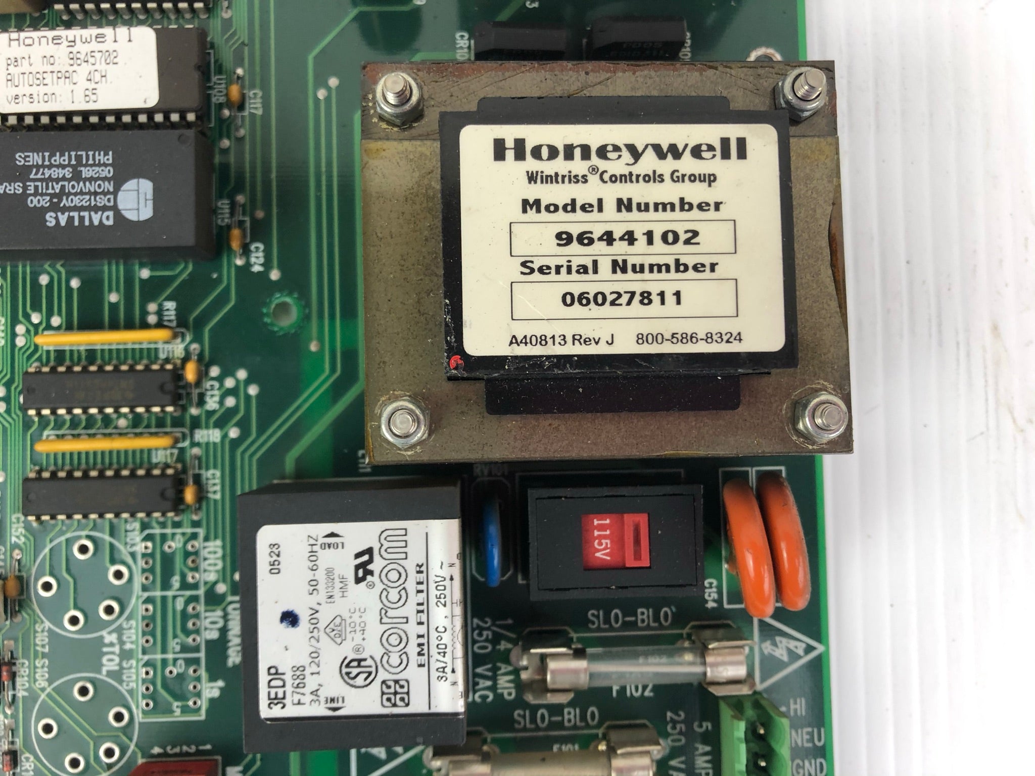 Honeywell Circuit Board Assembly D43142-03 Rev E Wintriss 9644102