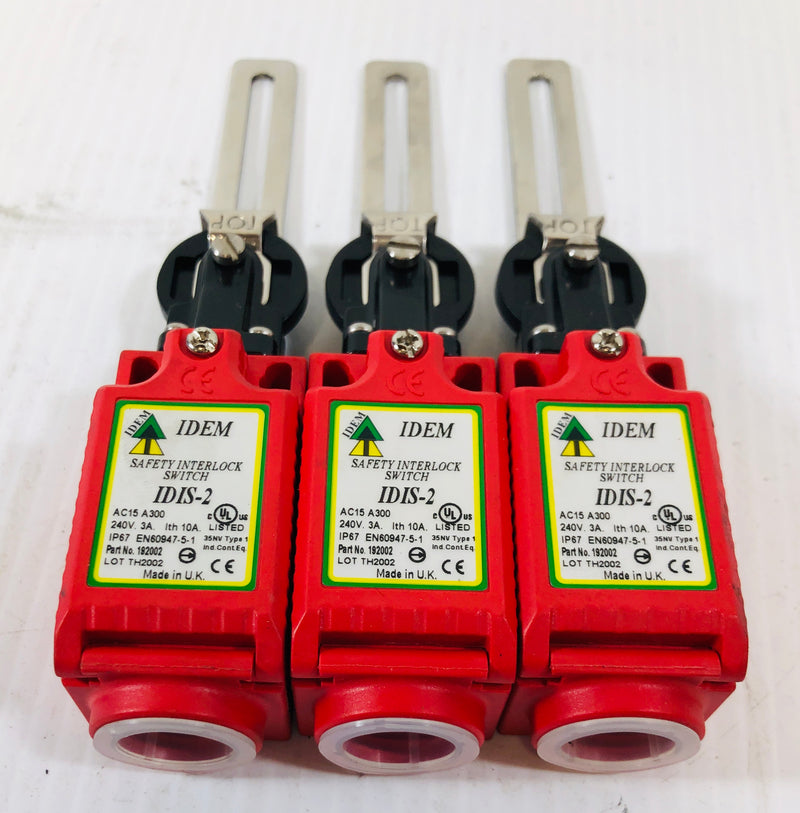 Idem Safety Interlock Switch IDIS-2 192002 (Lot of 3)