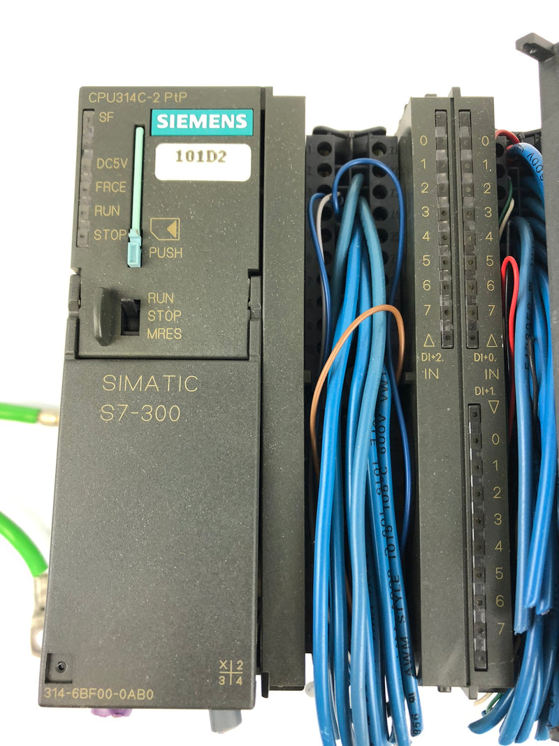 Siemens CPU314C - 2PTP 4 Slot PLC Rack Simatic S7-300