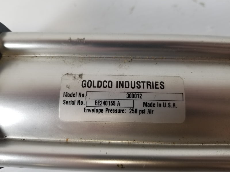 Goldco 300012 Pneumatic Cylinder 250PSI