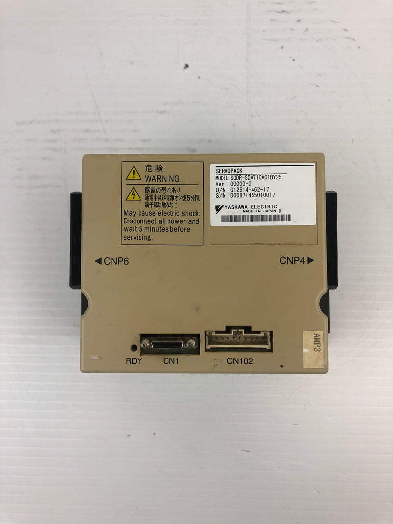 Yaskawa Electric SGDR-SDA710A01BY25 Servopack Drive