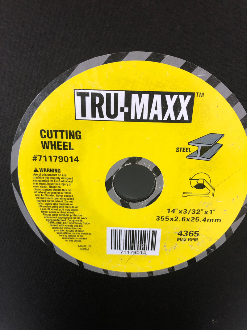 Tru-Maxx Steel Cutting Wheel