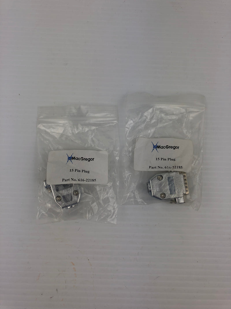 MacGregor 616-22185 15 Pin Plug - Lot of 2