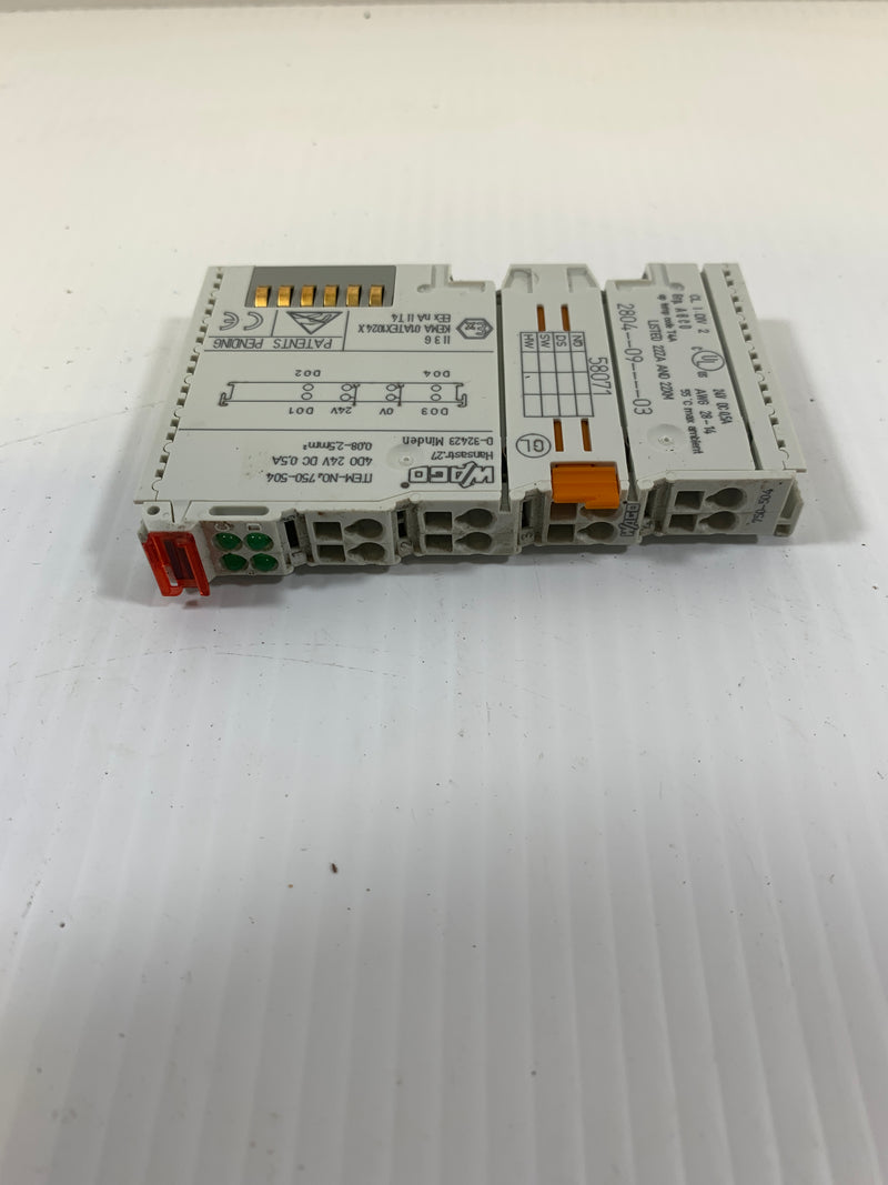 Wago Output Module 750-504 24 VDC 0.5 Amp