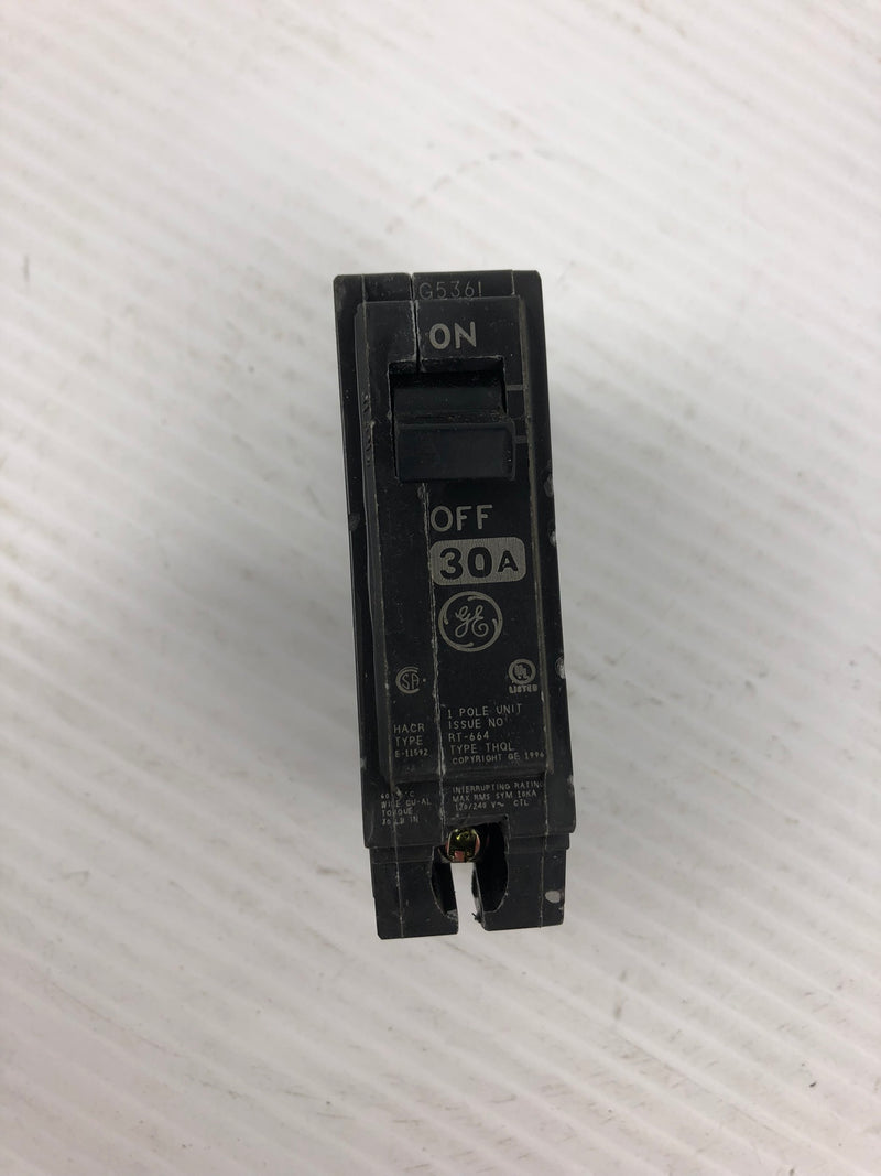 GE RT-664 Circuit Breaker Single Pole 30A