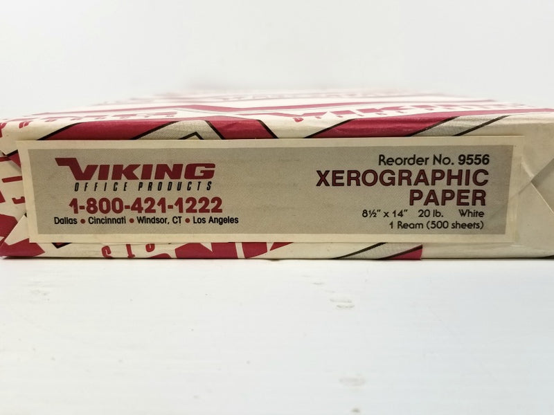 Viking Office Products 8-1/2" x 14" Xerographic Paper 20 lb. White 500 Pgs