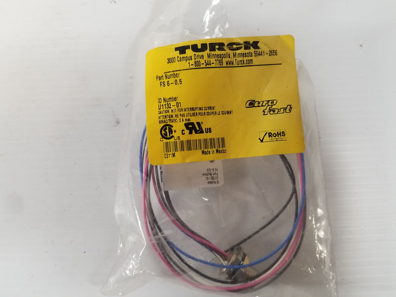 Turck FS 6-0.5 Sensor Recepticle